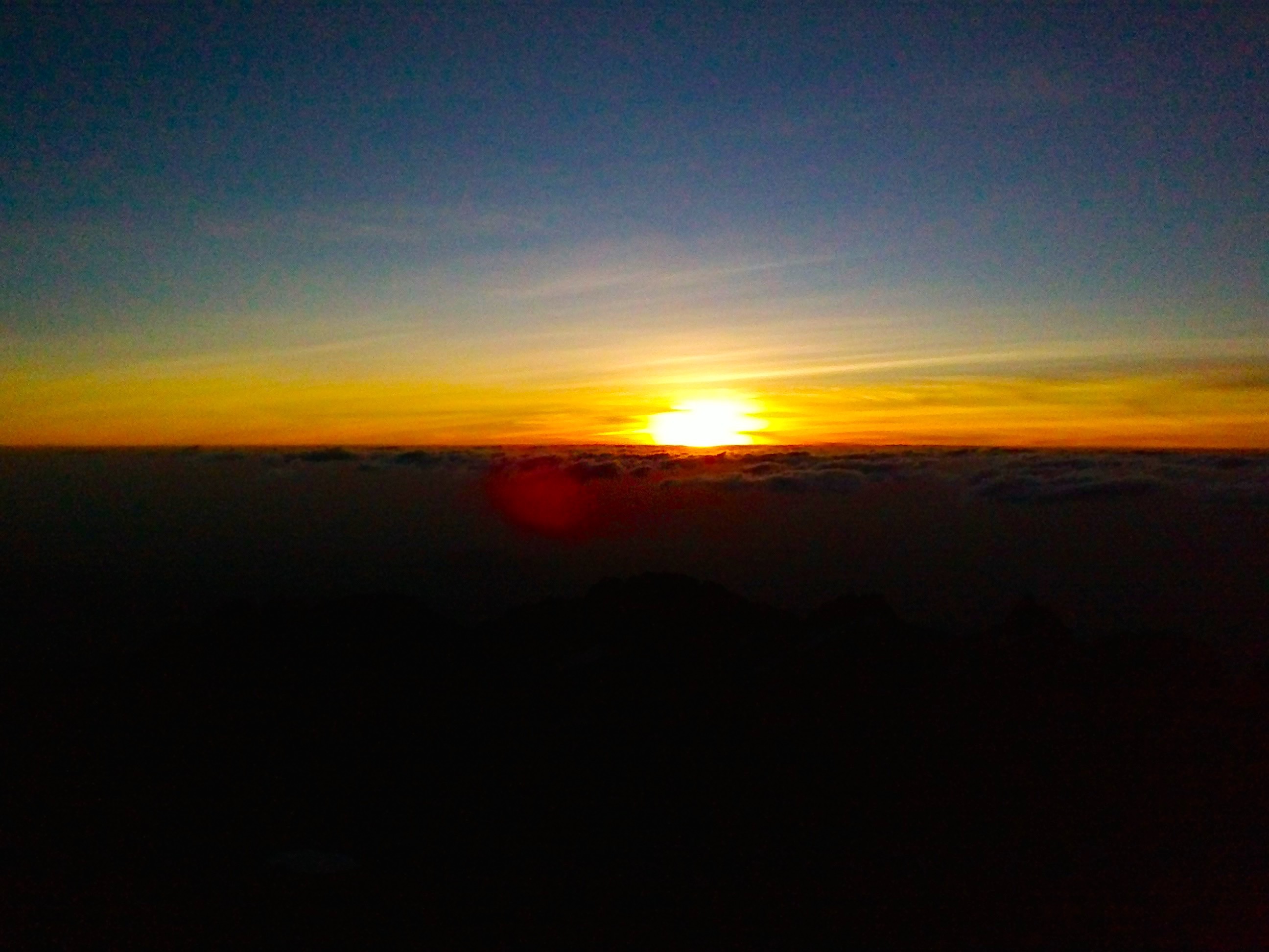 Lever du soleil – Mont Kenya – 4985m