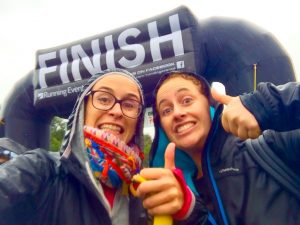 Finish line - Orewa beach marathon